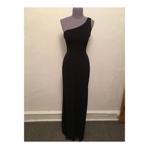 Jersey One Shoulder Gown